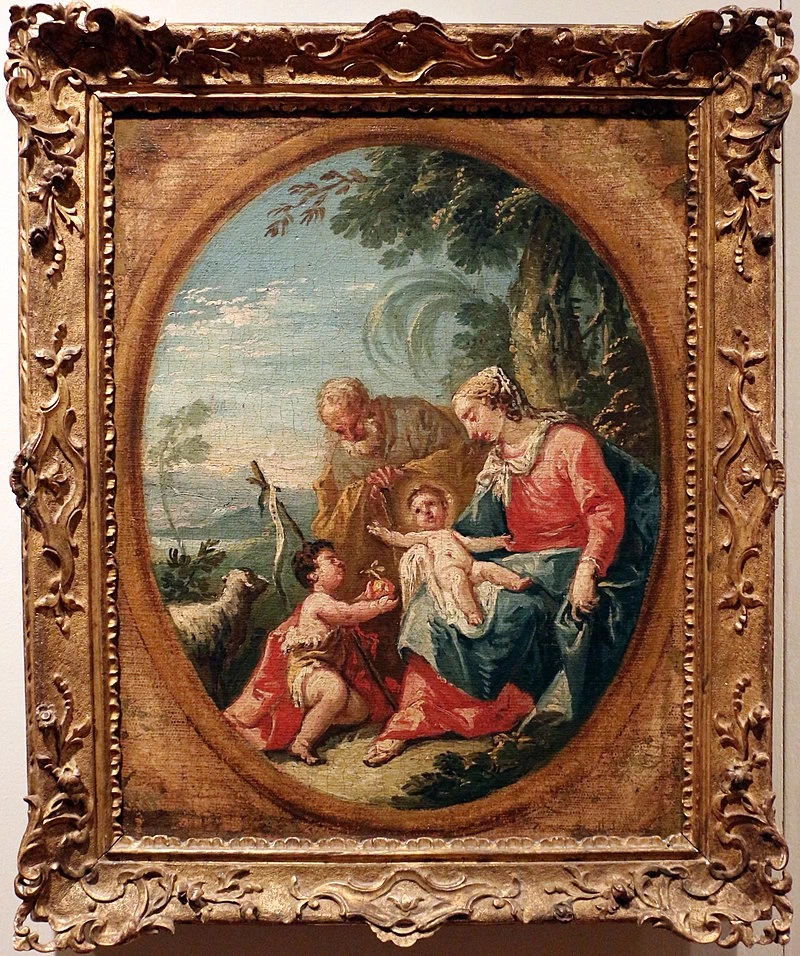 Sacra Famiglia con Giovannino